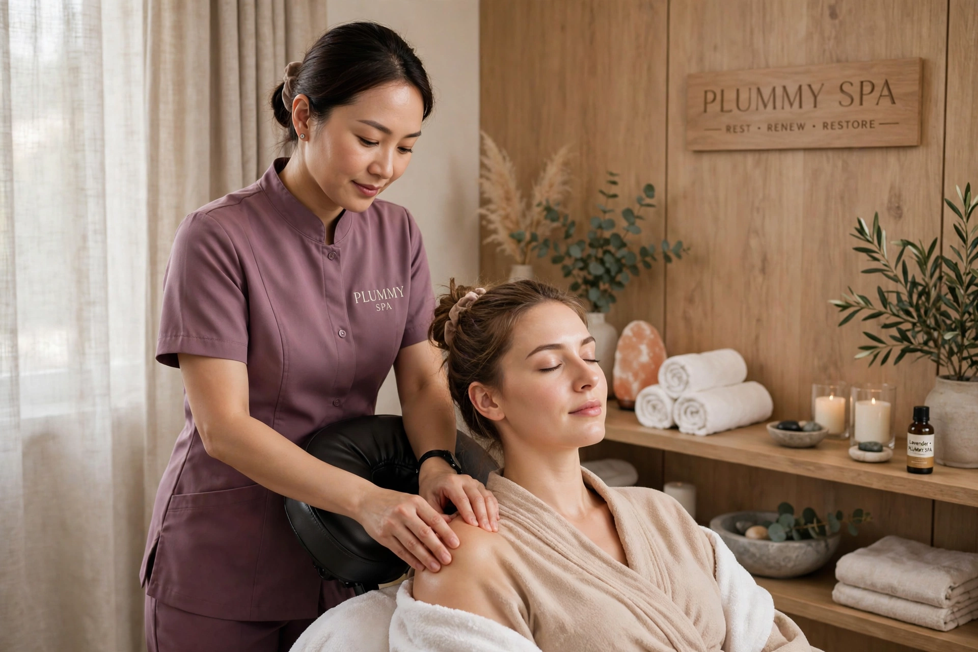 Head, Shoulder & Back Massage